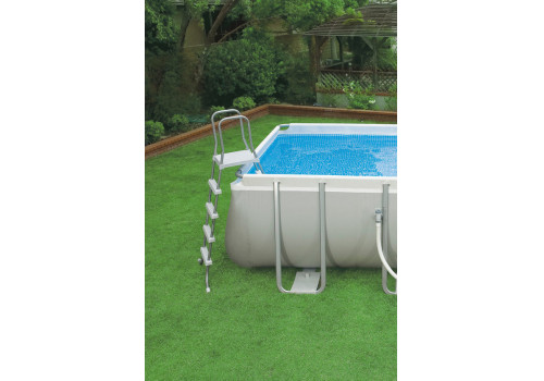 Бассейн каркасный Intex Rectangular Ultra Frame Pool, 732х366х132 см 28362